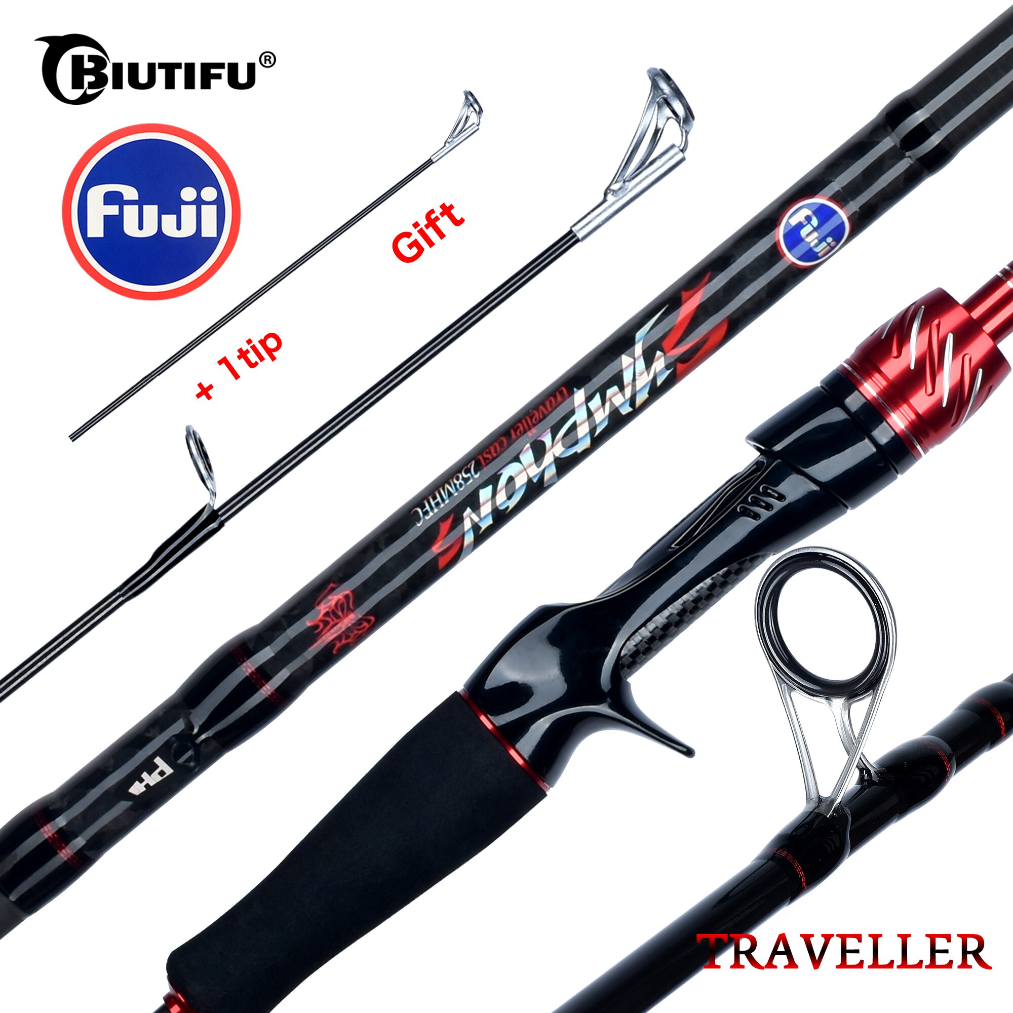BIUTIFU Traveller Spinning Cas - Fishing Rod Surf review and price