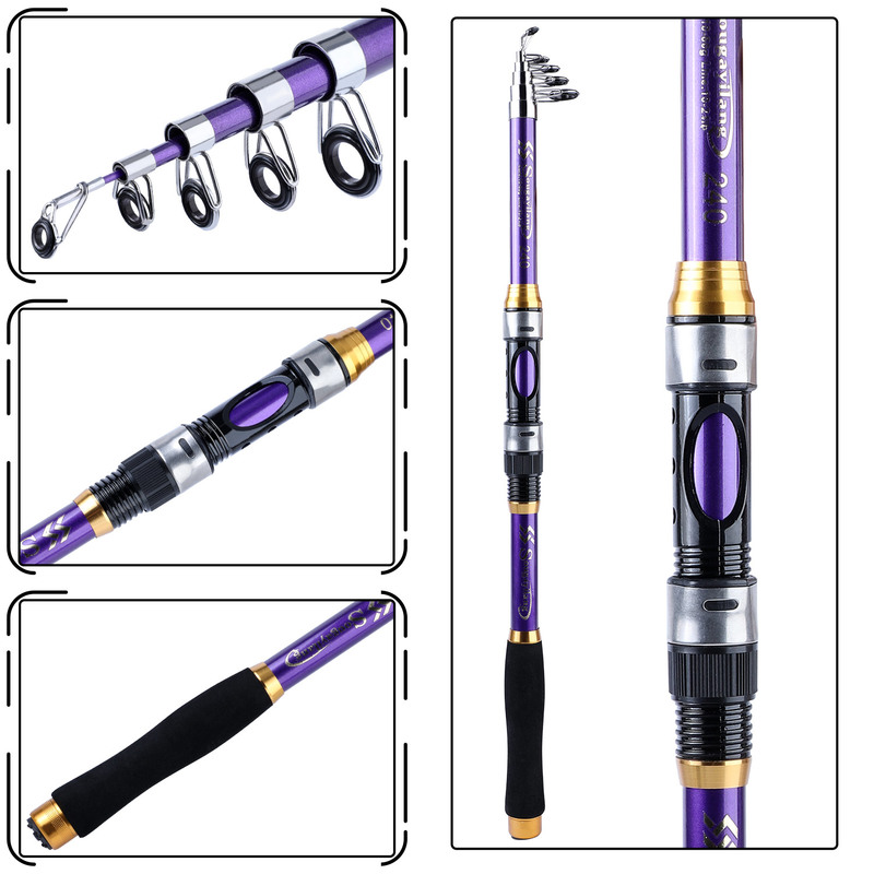Sougayilang 4 Colors Telescopi - Fishing Rod Surf review and price