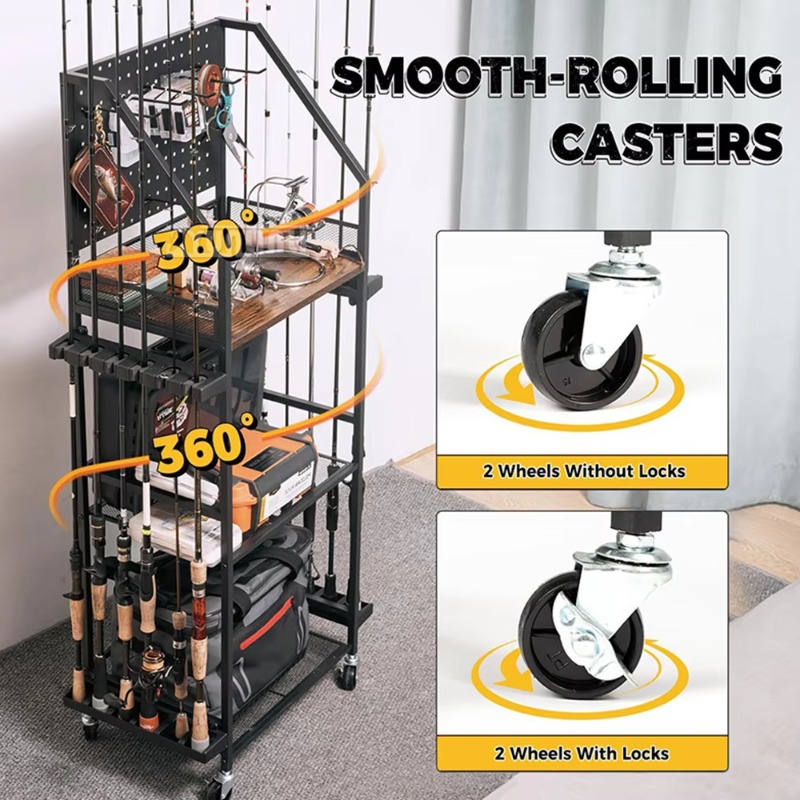 Fishing Gear Storage Shelf, Fi - Fishing Rod Combo review and price